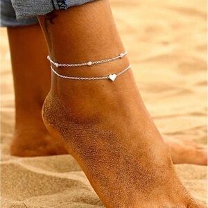 Silver anklet